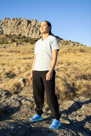Lonely Track Tawa Fleece Tee - extremely soft fleece tee for NZ outdoor life