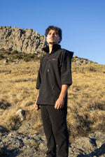 Lonely Track Wilder Zipped bush shirt - men's full zip Tricot fleece