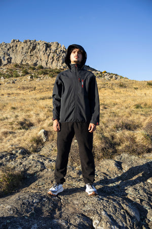 Lonely Track Meraki Softshell Jacket - men's wind and water resistant softshell